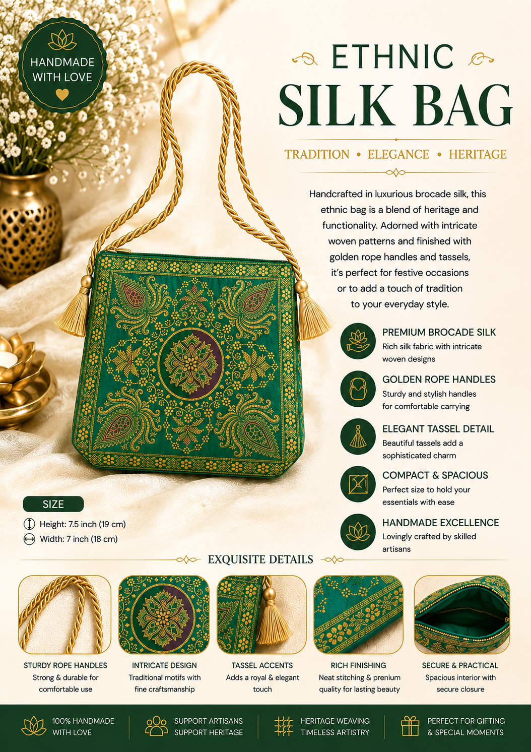 SILK BAG ZIP LOCK
