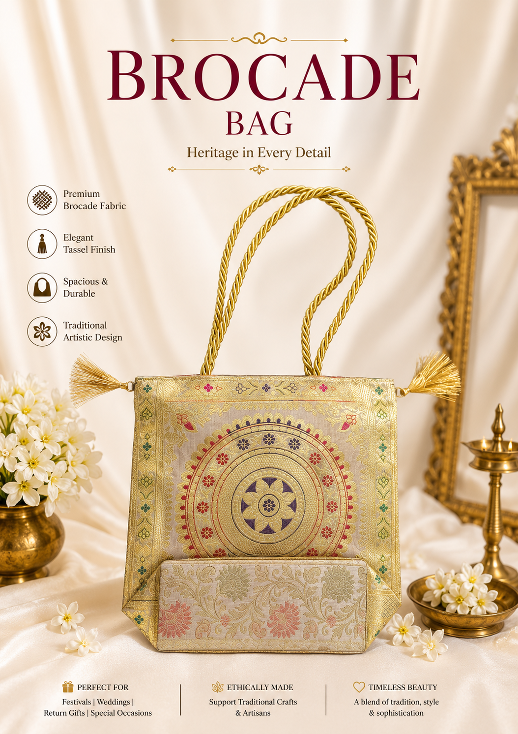 SILK ZIP LOCK BAG